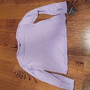 New lavender girls size 4 pocket t shirt